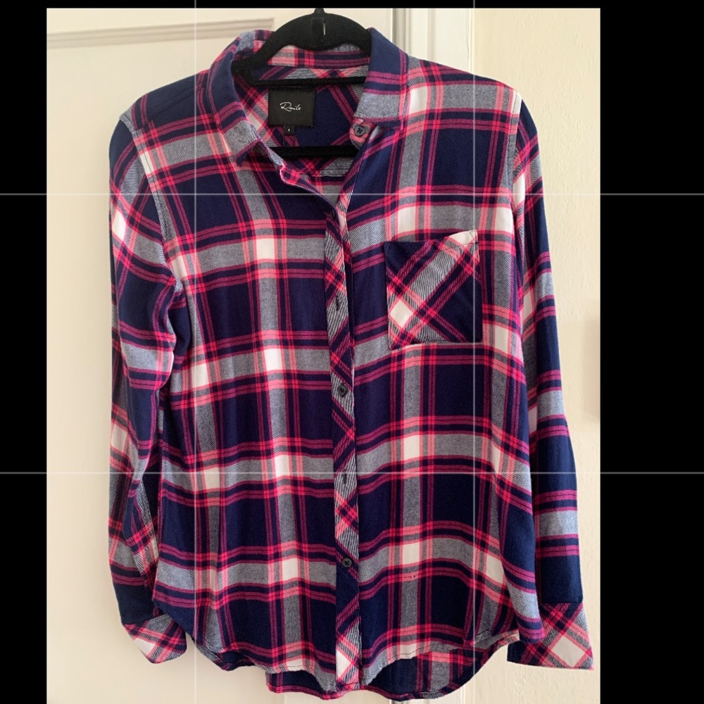 New Rails flannel button down